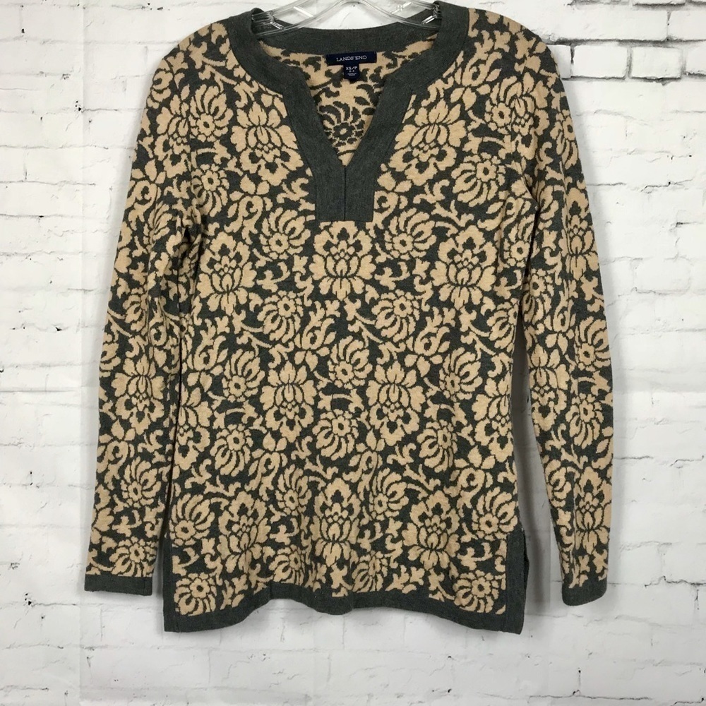 Lands End Knit Top XS-P